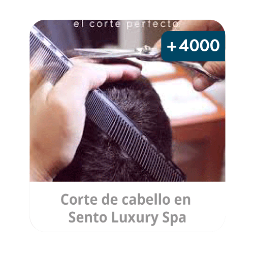 Corte de cabello sento luxury spa